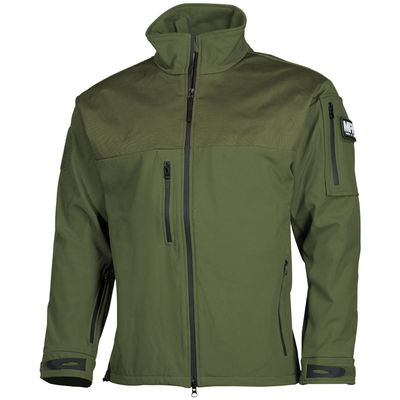 MFH AUSTRALIA SOFT SHELL JACKET OD GREEN