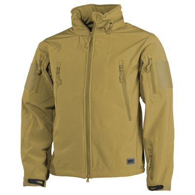 MFH SCORPION SOFT SHELL JACKET COYOTE TAN