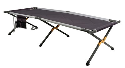 Jumbo Padded Aluminium Cross Leg Stretcher Bed
