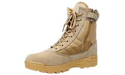 Longway Khaki camouflage desert military boots army tactical