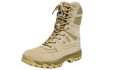 Longway Khaki military tactical boots army suede leather upp