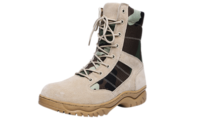 Longway camouflage military tactical desert combat boot stit